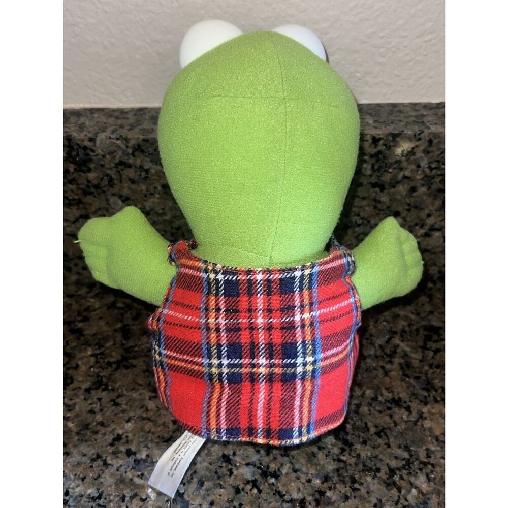 Vintage 1987 Baby Kermit The Frog 7" Plush Toy Jim Henson Muppet Babies Stuffed - Picture 2 of 5